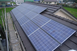 太陽光発電システム・取付設置後