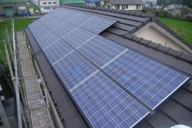 太陽光発電システム・取付設置後